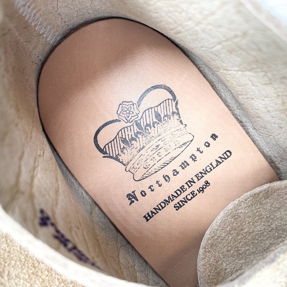 Crown Northampton Turner Apron Shoe Tan‎ Suede Lace Up Sz 6 UK / 9 US Women's - Picture 7 of 9